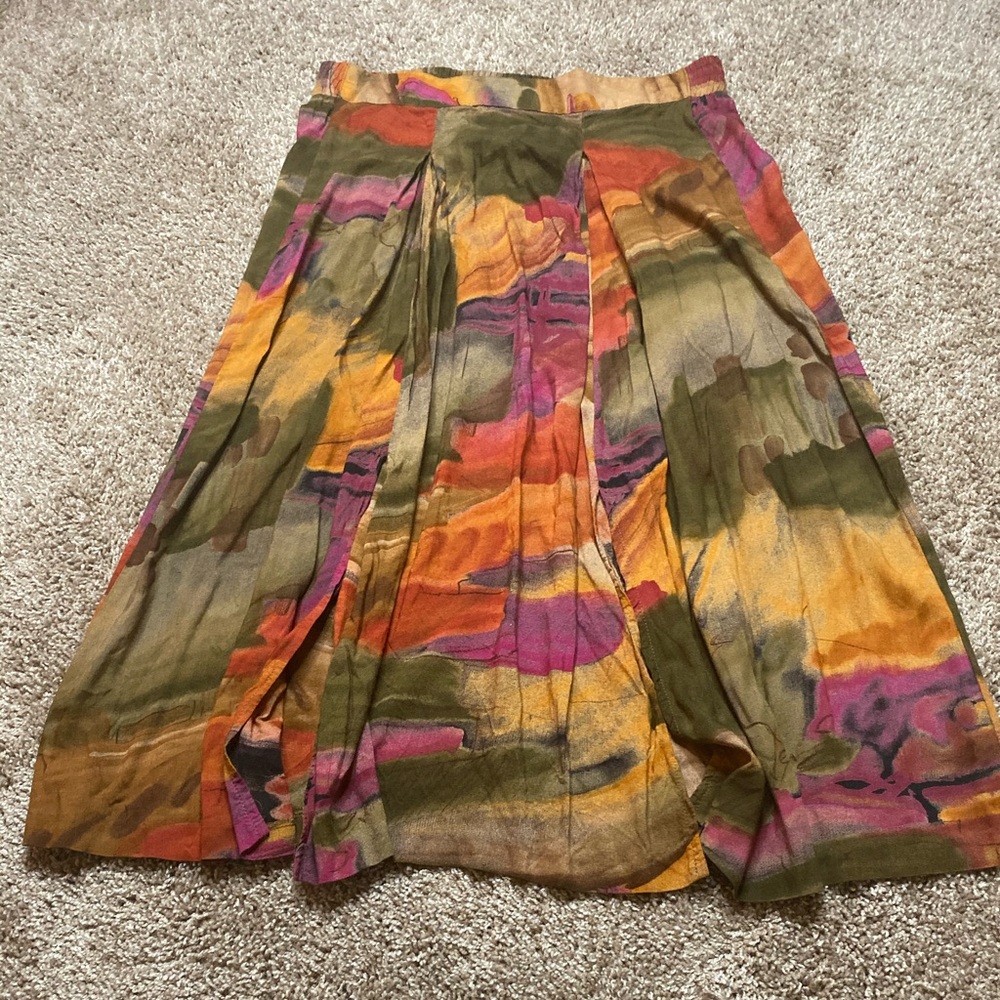 Long Floral Vintage Skirt